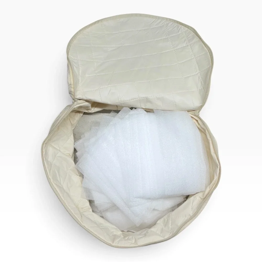 Richards China Keepers Dinnerware Chests 6 Piece Set Quilted Cotton Cream 6090